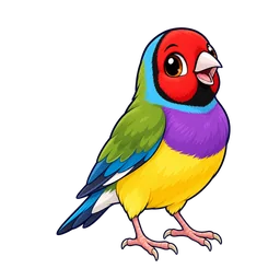 Ilustração de Diamante-de-gould