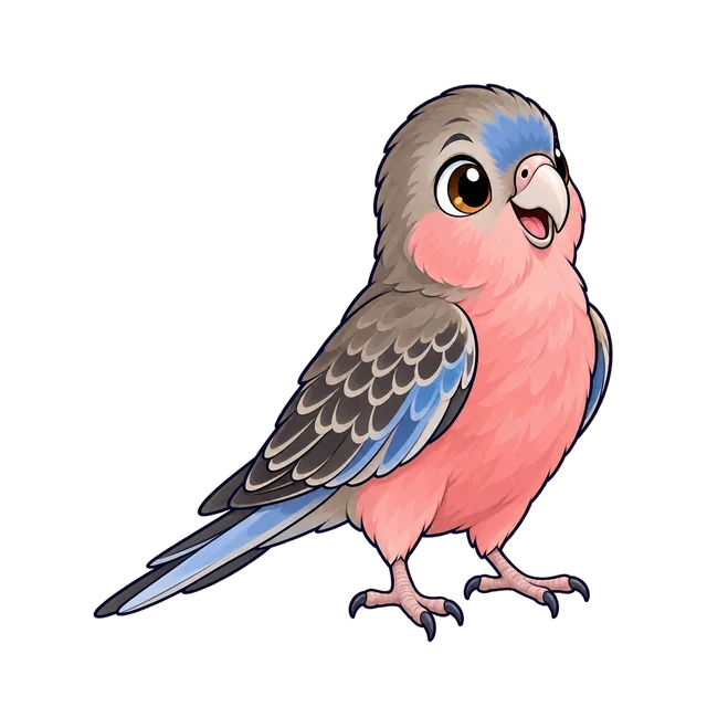 Ilustração de Periquito-de-bourke