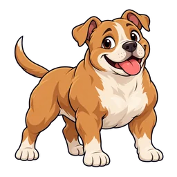 Ilustração de American Bully