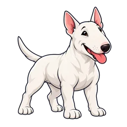 Ilustração de Bull Terrier