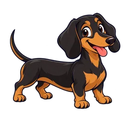 Ilustração de Dachshund
