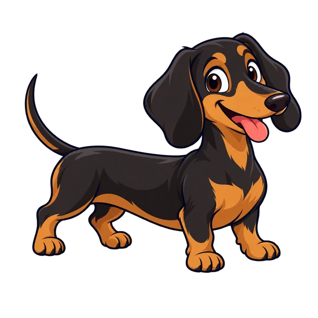 Ilustração de Dachshund