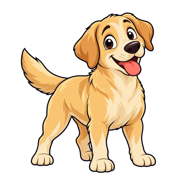Ilustração de Labrador Retriever