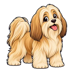 Ilustração de Lhasa Apso
