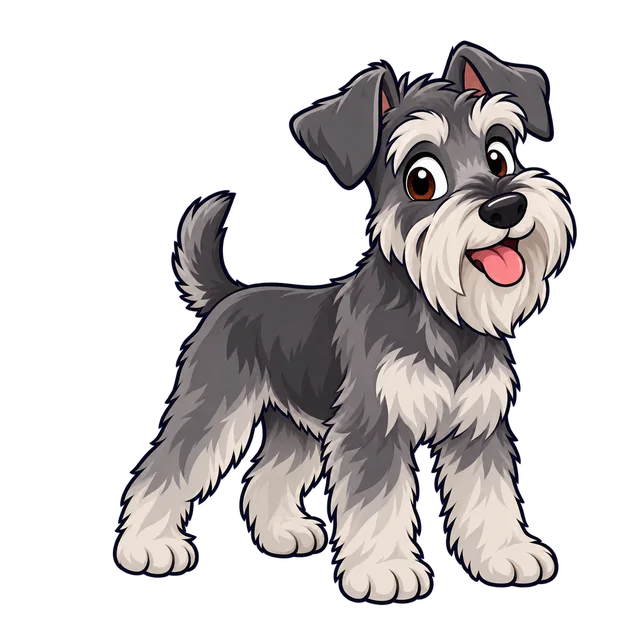 Ilustração de Schnauzer