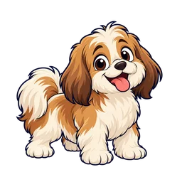 Ilustração de Shih Tzu