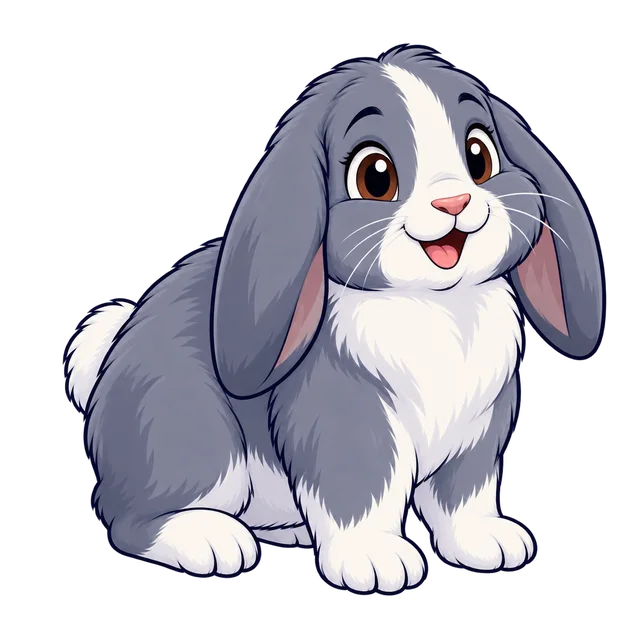 Ilustração de Mini Lop