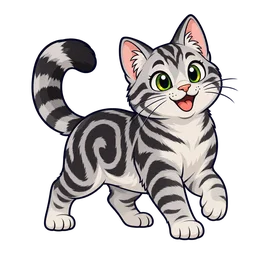 Ilustração de American Shorthair