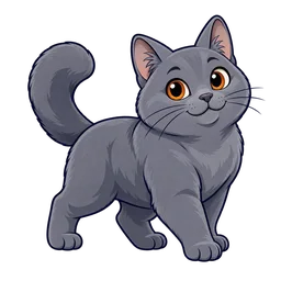 Ilustração de Chartreux