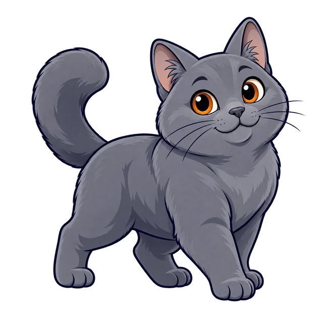 Ilustração de Chartreux