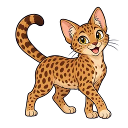 Ilustração de Ocicat