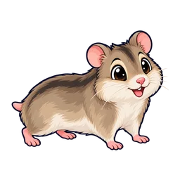 Ilustração de Hamster Chinês