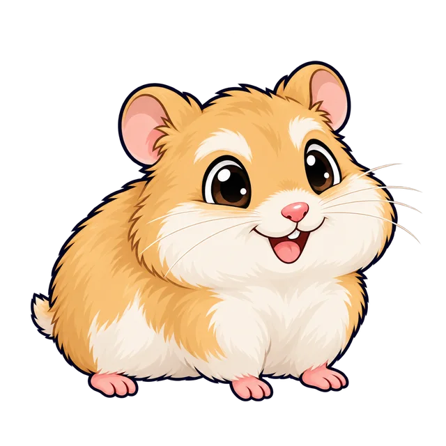 Ilustração de Hamster Roborovski