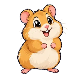 Ilustração de Hamster Sírio