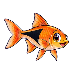 Ilustração de Rasbora-arlequim