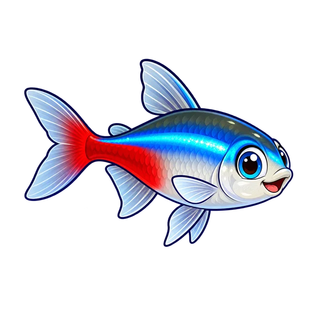 Ilustração de Tetra-neon